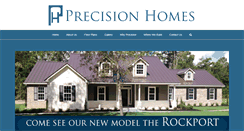 Desktop Screenshot of precision-homes.com